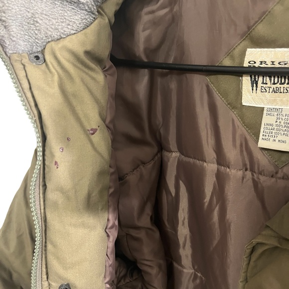 Olive Mens Coat - Picture 3 of 3